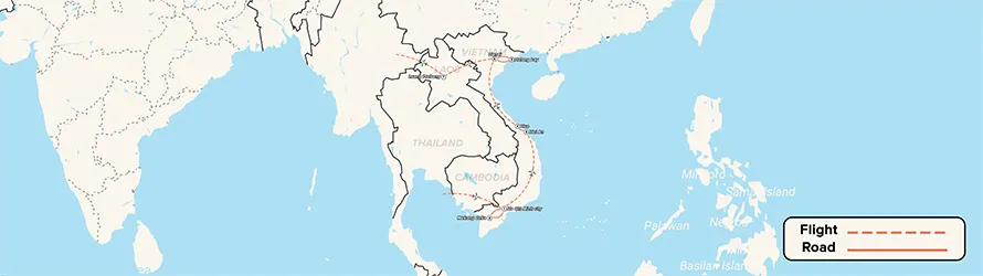 Vietnam and Northern Laos